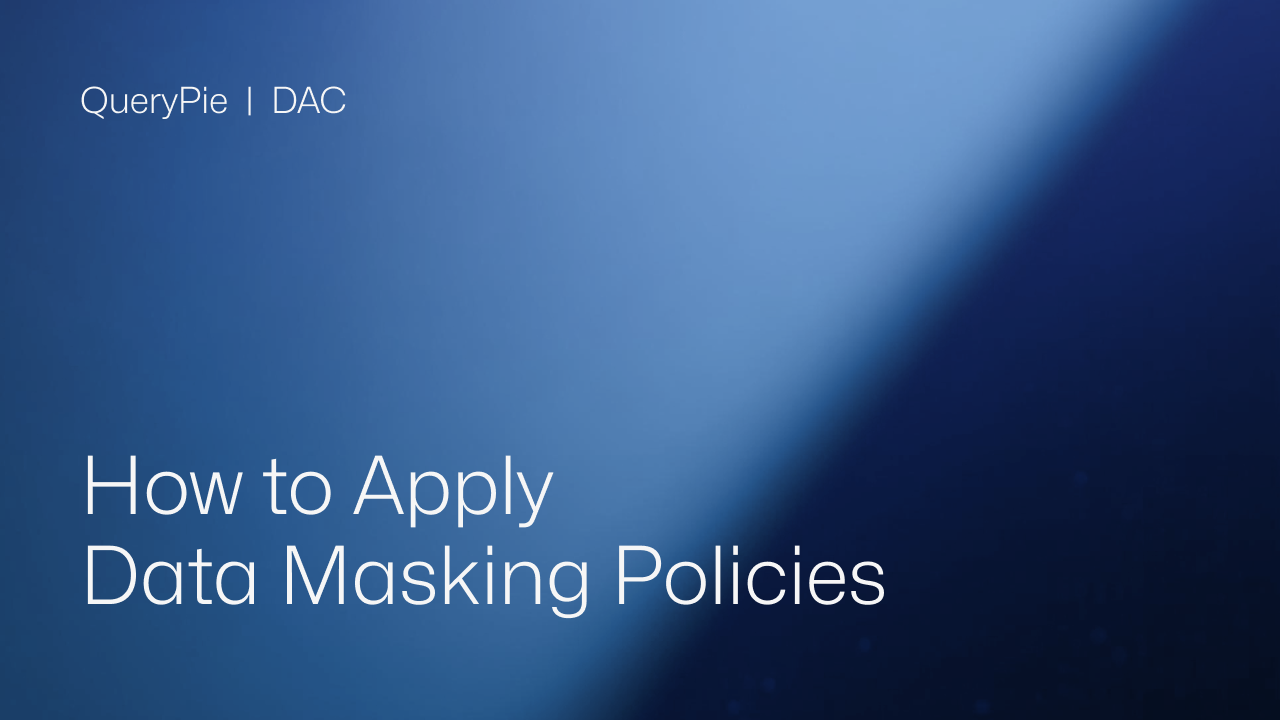 How to Apply Data Masking Policies