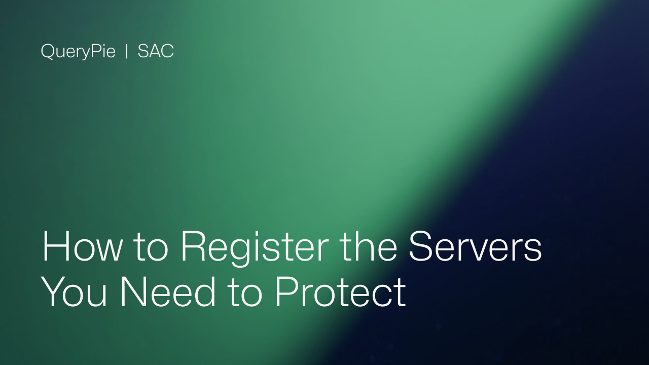 How to Register the Servers You Need to Protect