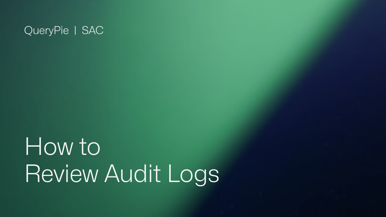 How to Review Audit Logs