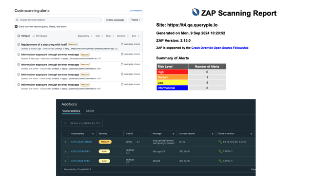 Report of Vulnerability Scanning in the CI/CD Pipeline